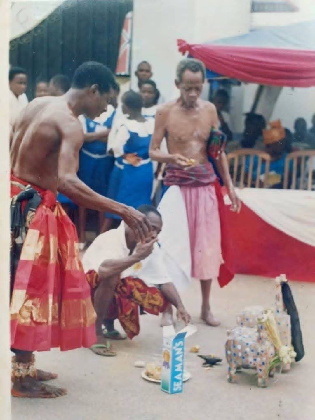 Mr. Elome and Mr. Umuko Mowoe - Men who carried the heritage of Obughe